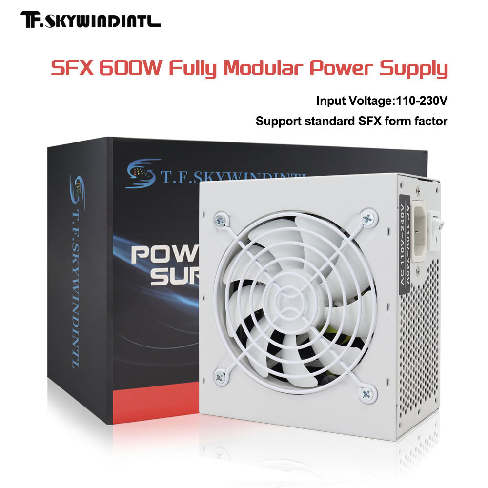 Pc Gaming Watt - T.F.SKYWINDINTL SFX 600 Вт Полностью модульный