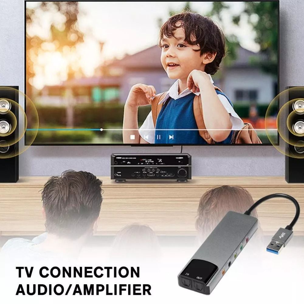 Pc Gaming Games - Новая USB-звуковая карта 7.1/5.1-канальная, практичная внешняя