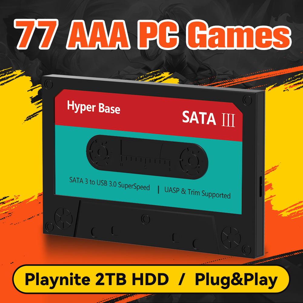 Pc Gaming Aaa - Игровой жесткий диск Playnite 2 ТБ