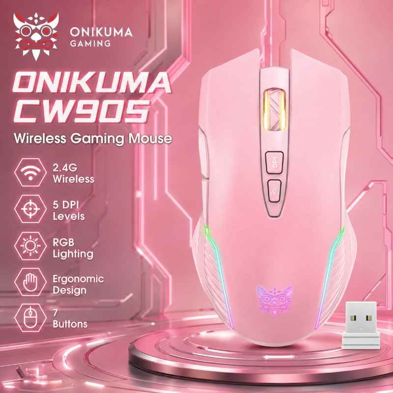 Pc Gaming X3D - Беспроводная/проводная игровая мышь ONIKUMA CW905, 3600