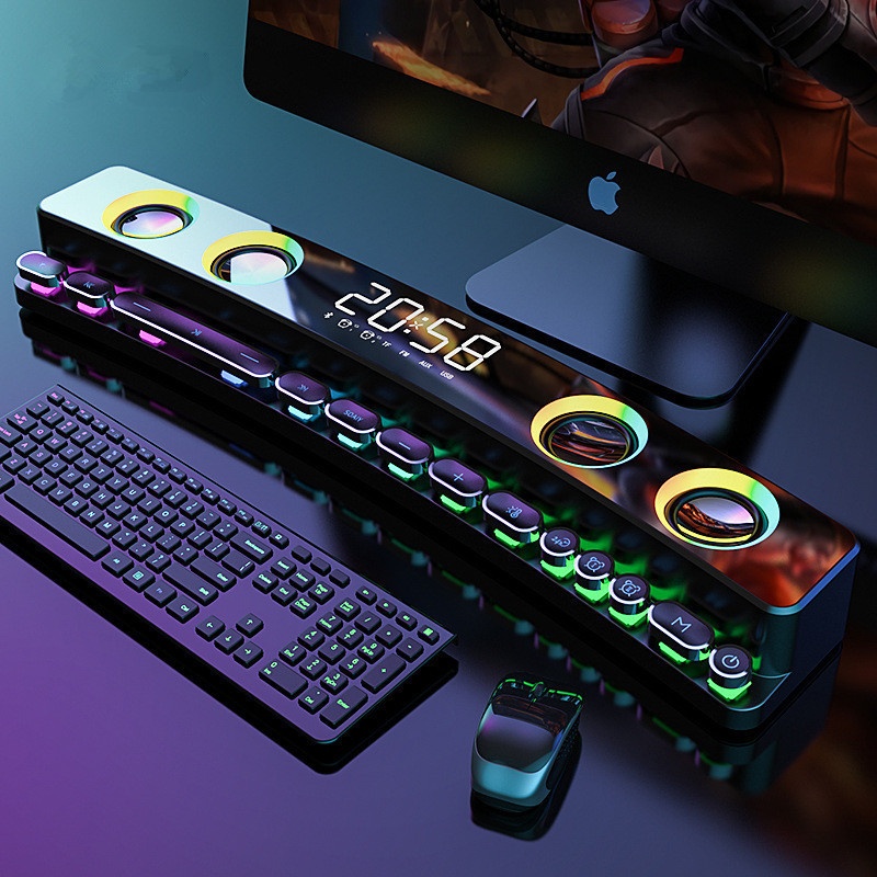 Pc Gaming X3D - Игровая Bluetooth-колонка, беспроводная стереосистема с 3D-эффектом,