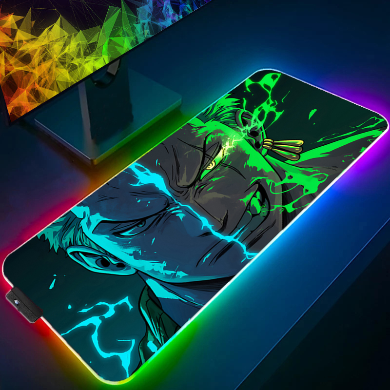 Rgb Mousepad - ONE PIECE Zoro коврик для мыши
