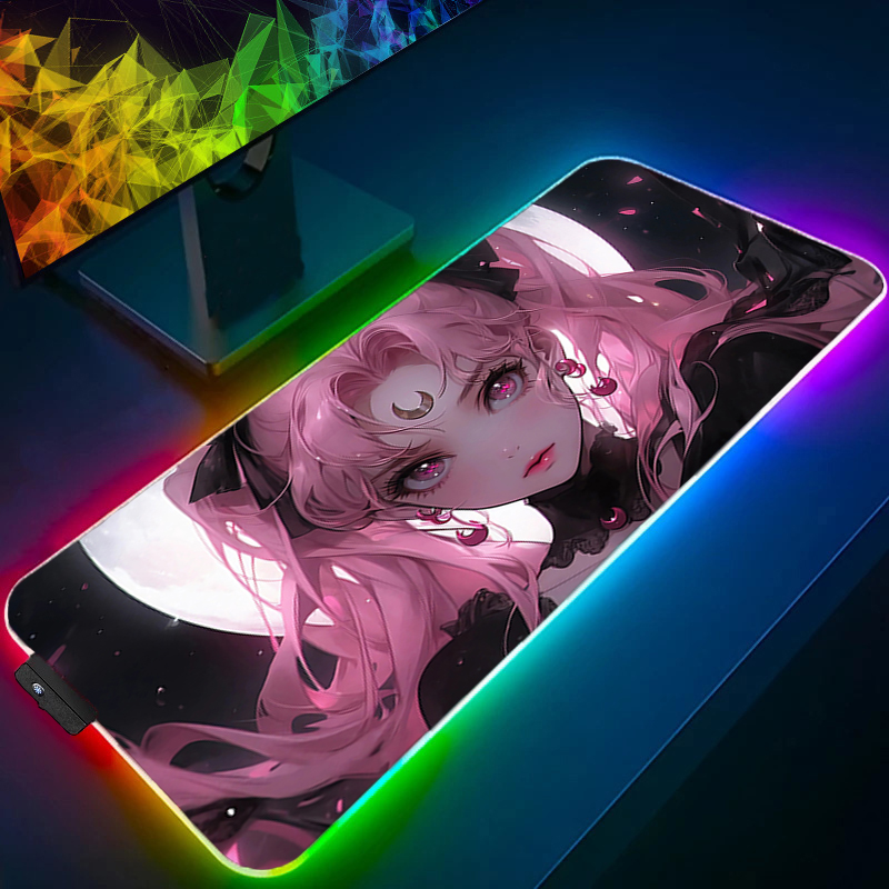 Pc Gaming Pink - Большой RGB-коврик для мыши, игровой коврик
