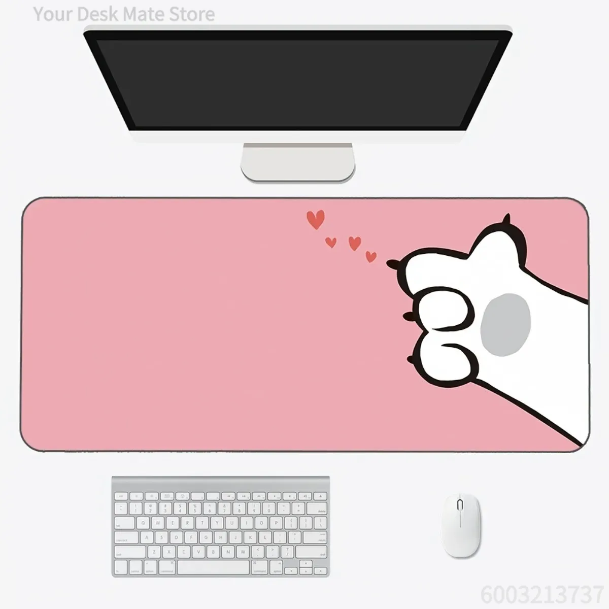 Pc Gaming Pink - Милый коврик для стола с кошачьими