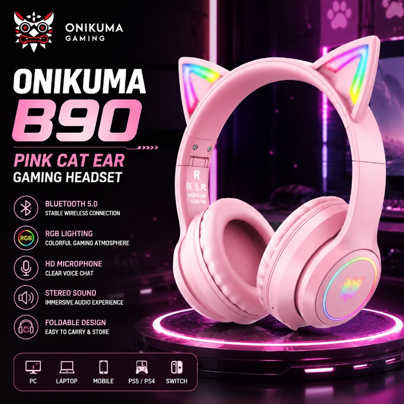 Игровая гарнитура Onikuma B90  – обзор и цена Pc Gaming Apple