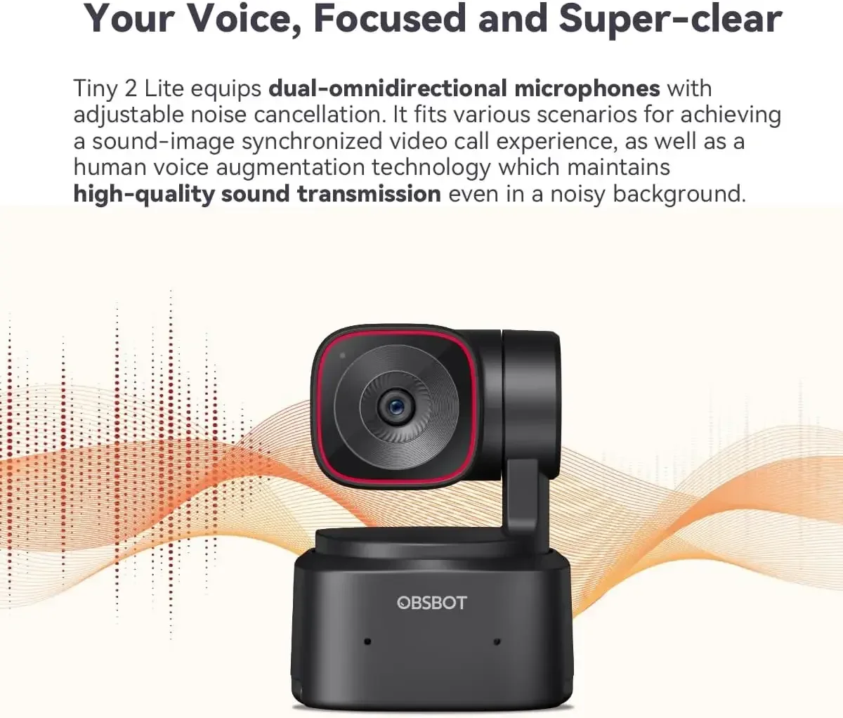 Веб-камера Tiny 2 Lite 4K PTZ  – обзор и цена Webcam 4K