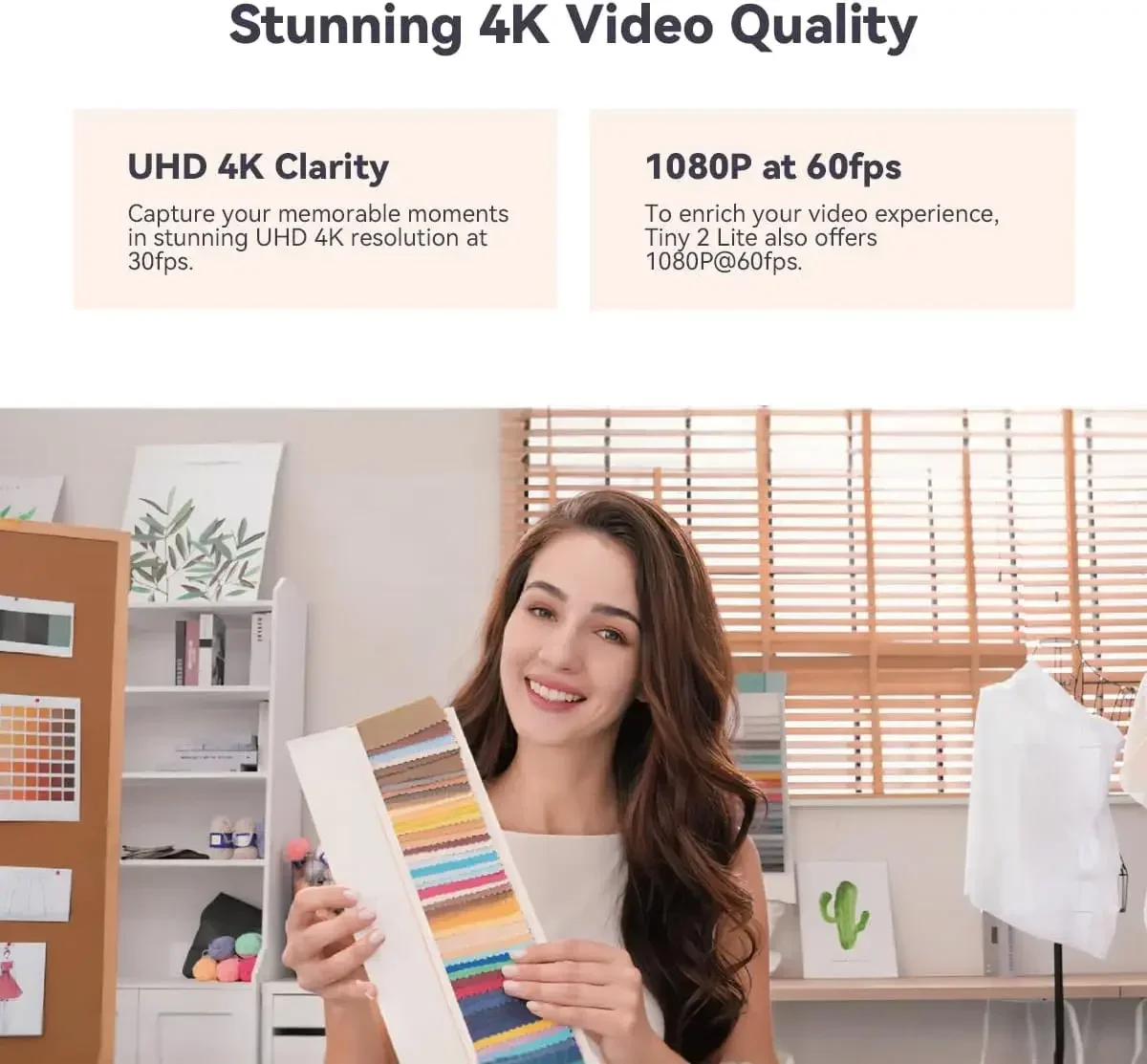 Веб-камера Tiny 2 Lite 4K PTZ  – обзор и цена Webcam 4K