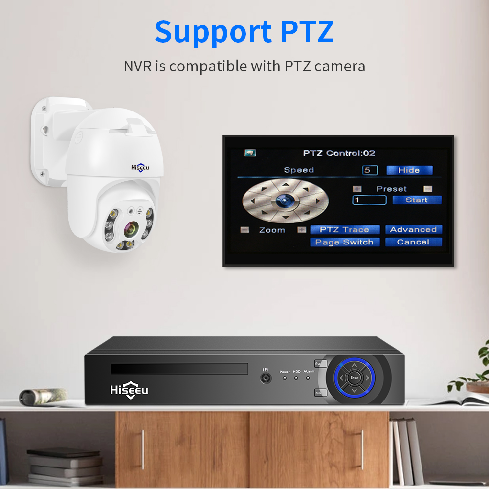Hiseeu 4CH 10CH 16CH 4K 8MP 5M – обзор и цена Webcam 4K
