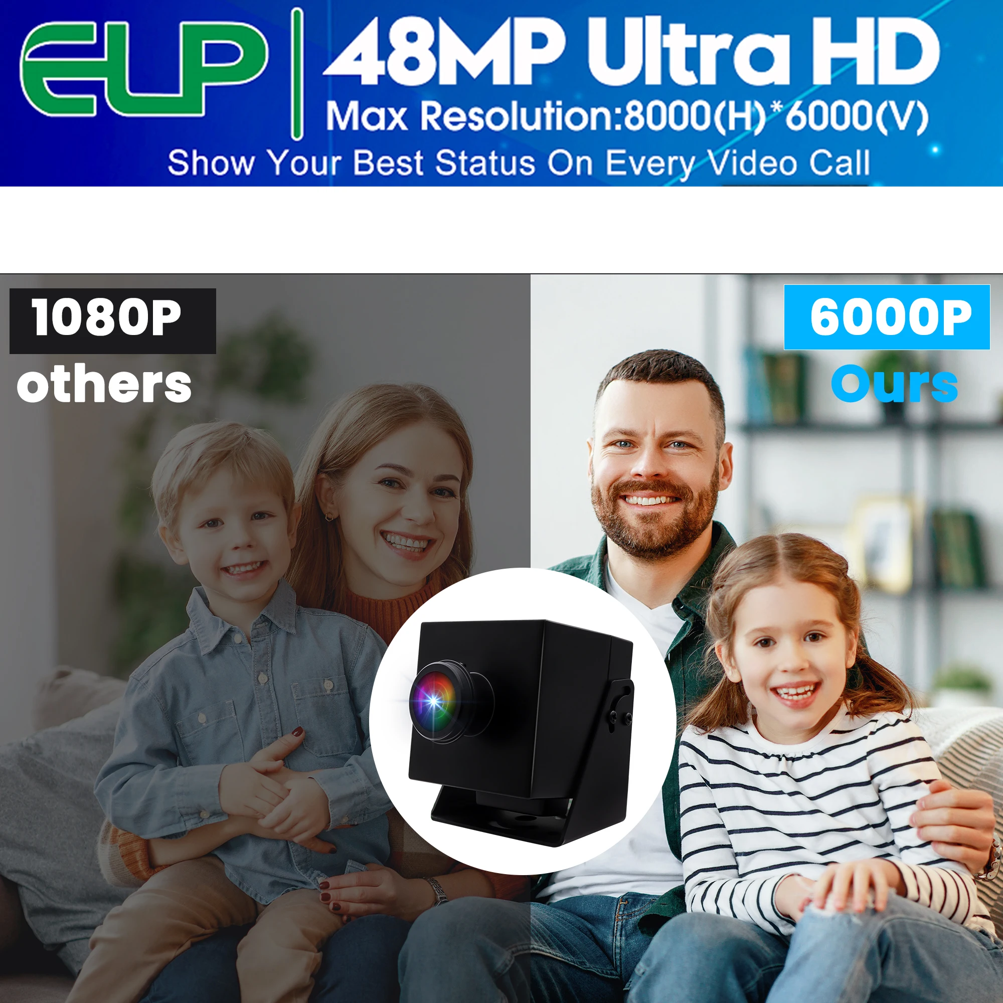 Промышленная мини-USB-камера E – обзор и цена Webcam 4K