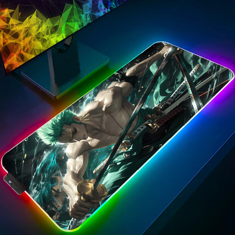 ONE PIECE Zoro коврик для мыши – обзор и цена Rgb Mousepad